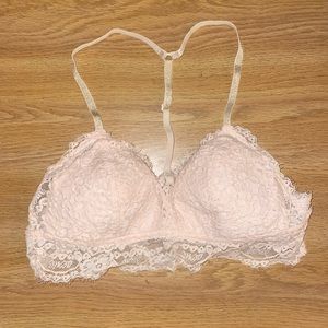 SM pink Aerie Bralette